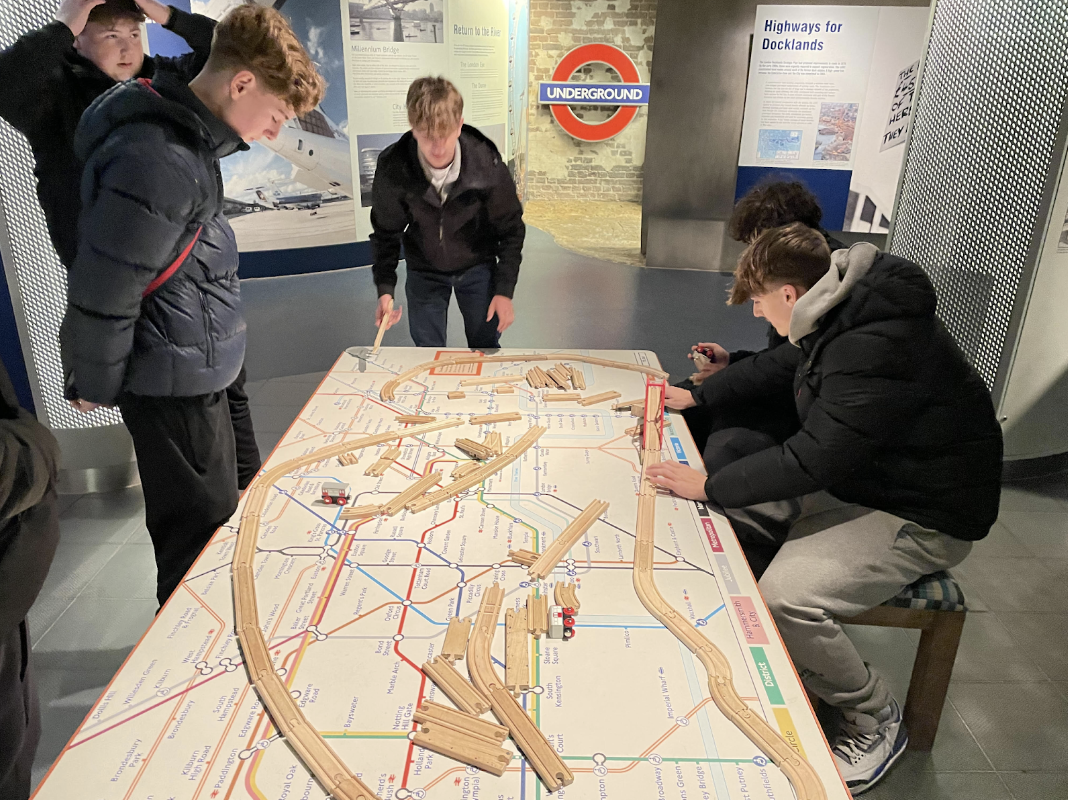 Students at the Docklands Museum