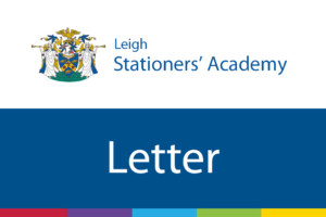 Leigh Stationers' Academy Letter image