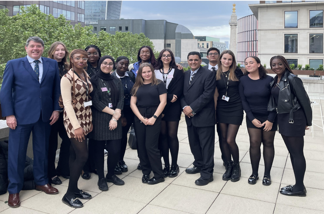 Students and staff at Young Enterprise regional finals