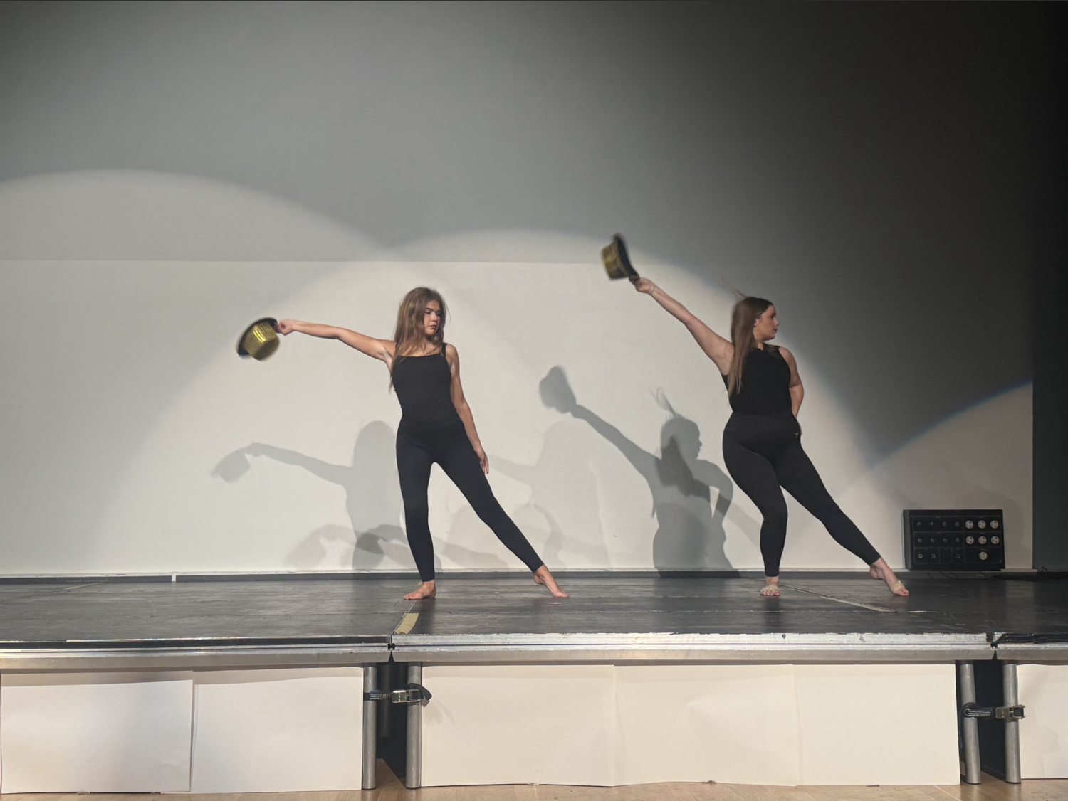 Students performing in the dance extravaganza